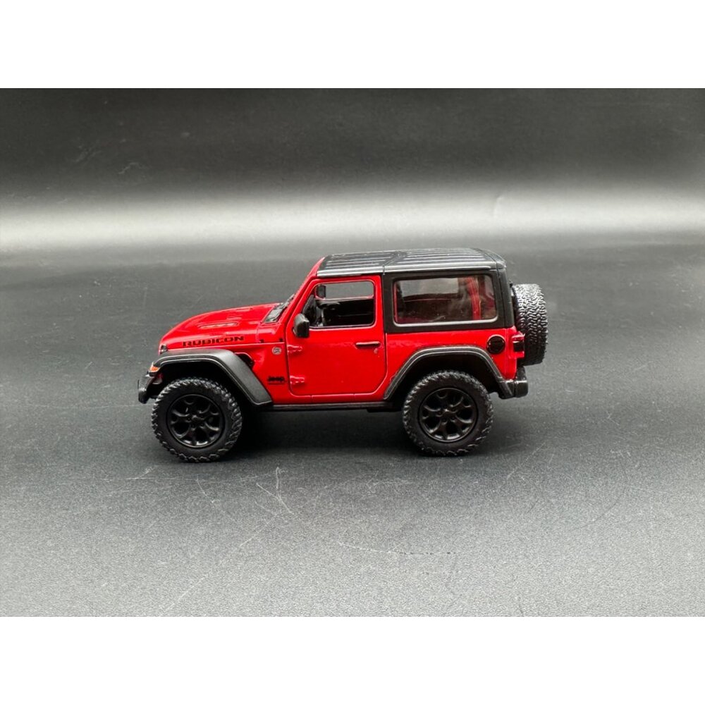 2018 Kinsmart Red Jeep Wrangler Model Toy Vehicle 1/34 Scale New